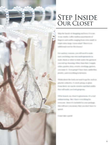 Boudoir Client Guide | PSD Templates | Boudoir Welcome Packet