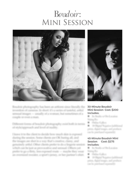 66 Prewritten Photographer Pricing Template Pages