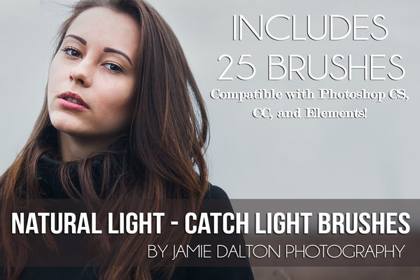 Natural Light - Catch Light Brushes (Photoshop) 