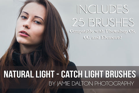Natural Light - Catch Light Brushes (Photoshop) 