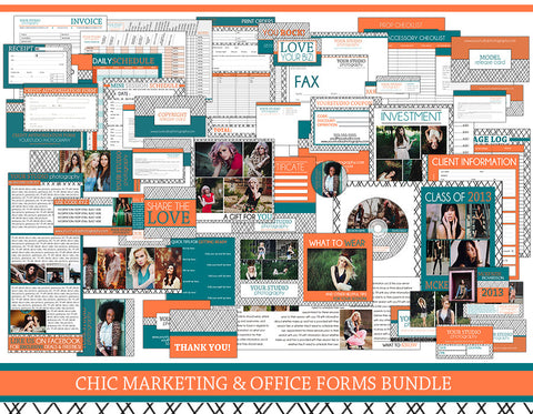 Chic Marketing & Office Forms Bundle