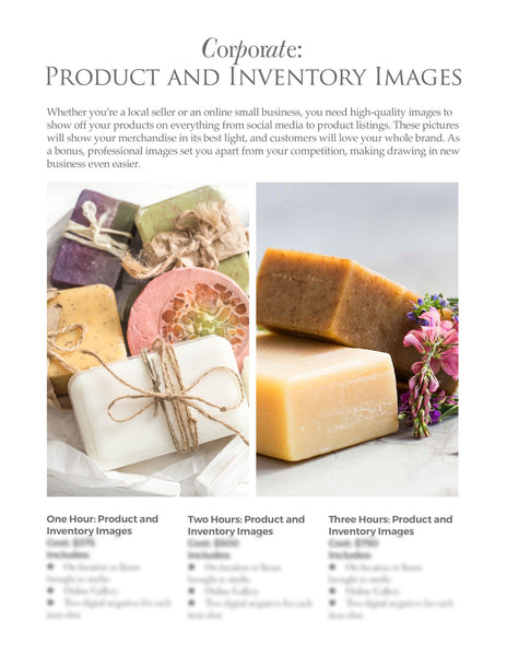 66 Prewritten Photographer Pricing Template Pages