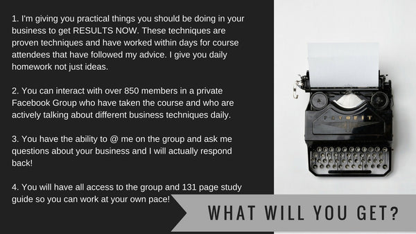21 Days To Grow Your Photography Business Course