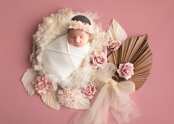 BOHO Digital Backdrops For Newborn Photography