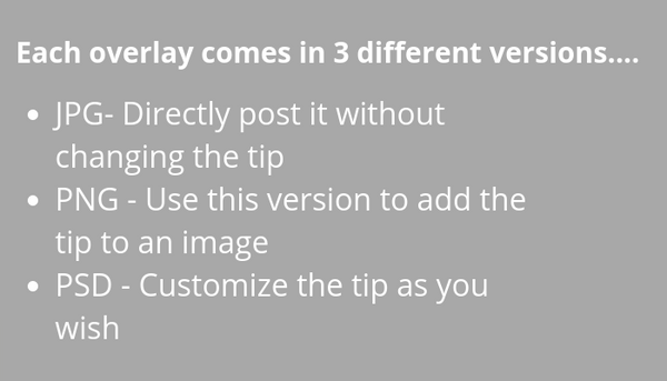 258 Session Tip Text Overlays for Social Media: Session Tips and Wedding Tips