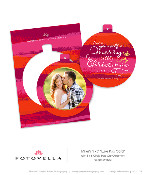 75 Christmas Card Template Bundle for Photographers, PSD, Holiday Cards