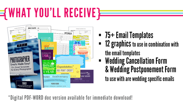 Photographer Emails Made Easy!