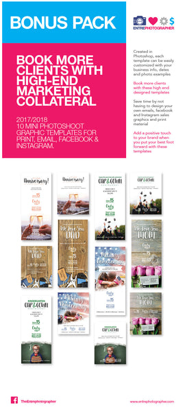 Mini Session Marketing Kit by Entrephotographer