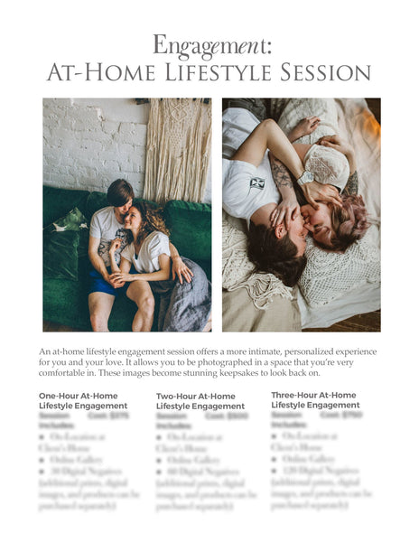 66 Prewritten Photographer Pricing Template Pages