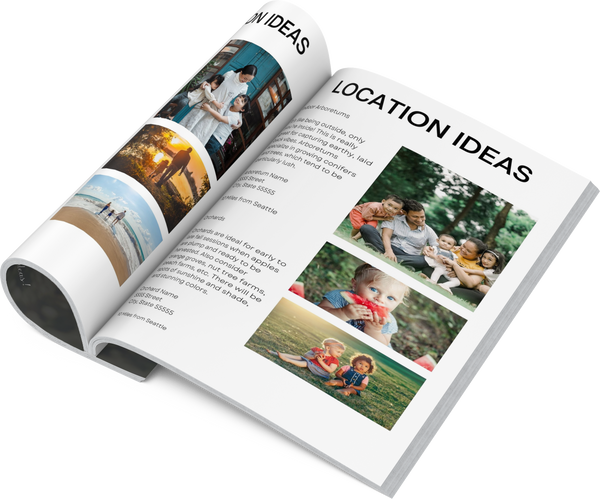 Location Planning Guide for Photography Clients for CANVA: HUGE BUNDLE
