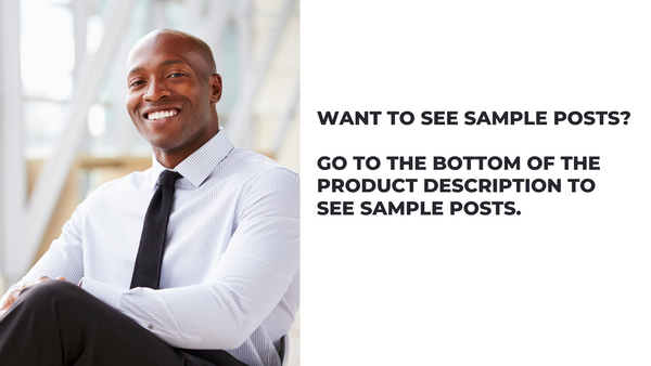 Personal Branding & Headshot Photography Social Media Content *Copy-Paste-Post* - 365 Posts Already done for you!