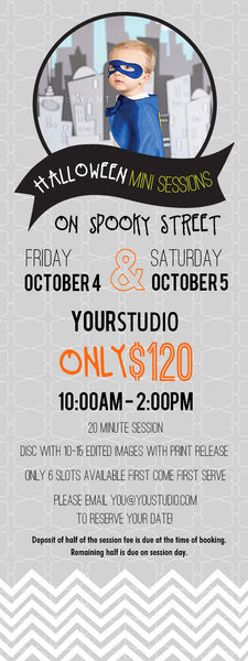 Halloween Mini Session Templates