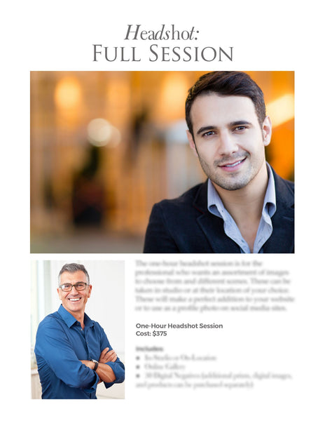 The Complete Headshot Photography Product Collection