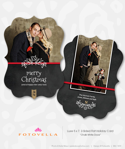 75 Christmas Card Template Bundle for Photographers, PSD, Holiday Cards