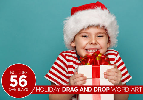 Holiday Drag and Drop Word Art