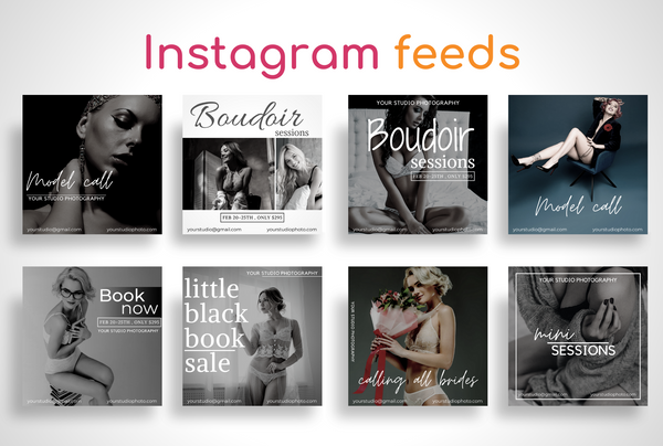 Boudoir Photography Marketing Bundle: Prewritten Text for your Website, Marketing Materials, Boudoir Emails, Boudoir Blogs + Bonus Templates!