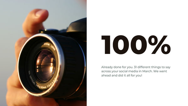 March Social Media Content for Photographers *Copy-Paste-Post*  Already done for you!