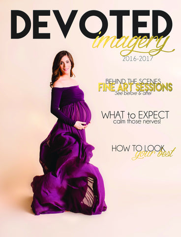 Maternity Magazine Welcome Packet Template Design by Devoted Imagery