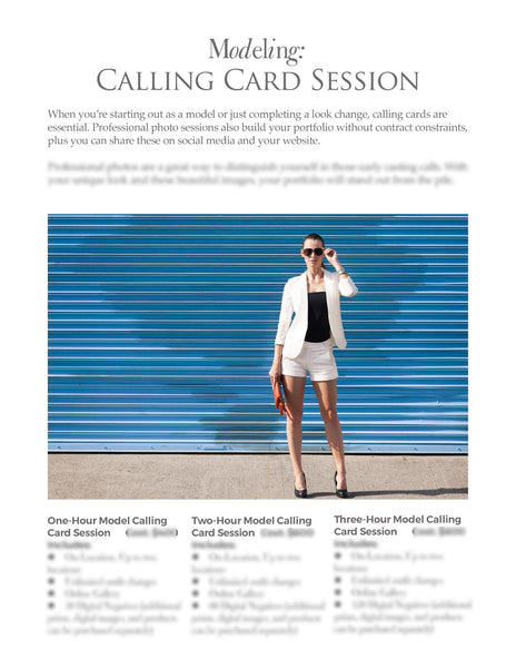 66 Prewritten Photographer Pricing Template Pages