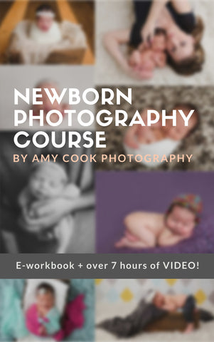 Newborn Photography Course by Amy Cook Photography + Videos!