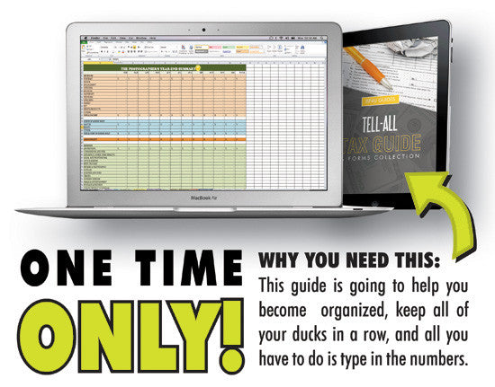Tax Spreadsheets for Photographers