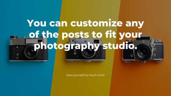 November Social Media Content for Photographers *Copy-Paste-Post*  Already done for you!