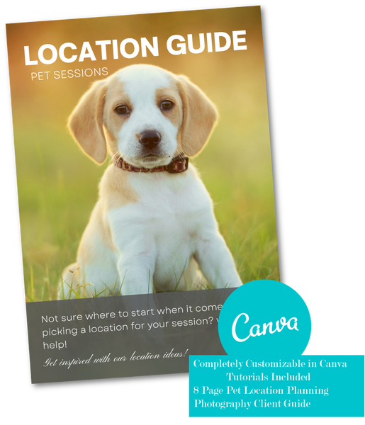 Location Planning Guide for Photography Clients for CANVA: HUGE BUNDLE