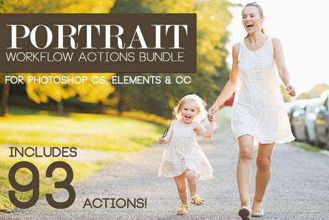 Portrait Workflow Actions Bundle (Photoshop)