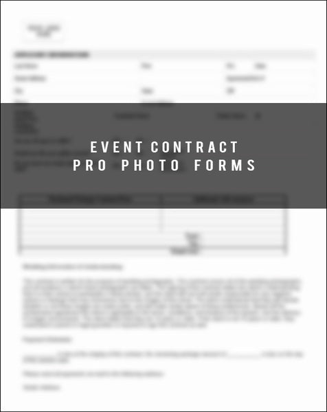 61 Photography Contracts and Forms