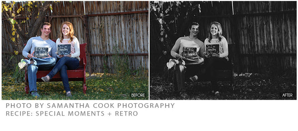 Black and White Film Action Set