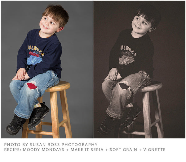 Black and White Film Action Set