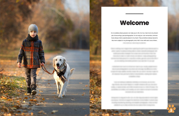 Pet Client Guide Template | Welcome Packet | PSD Templates