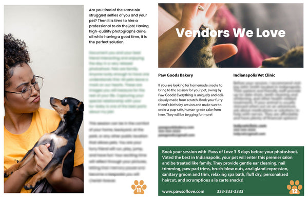 Pet Client Guide Template | Welcome Packet | PSD Templates