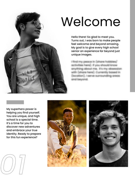 Senior Guy Client Guide, Style Guide, Welcome Packet Template, Magazine Template