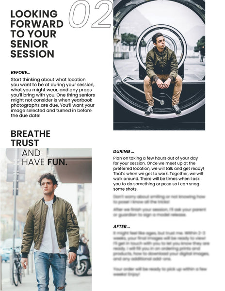 Senior Guy Client Guide, Style Guide, Welcome Packet Template, Magazine Template