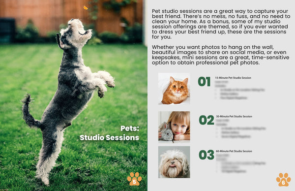 Pet Client Guide Template | Welcome Packet | PSD Templates