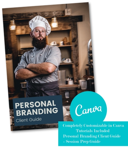 Version 3: Personal Branding Photography Client Guide for CANVA | Session Prep Guide