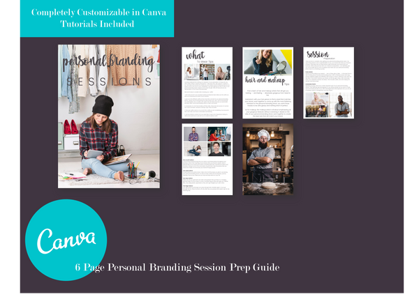 The Complete Personal Branding Photography Product Collection for CANVA