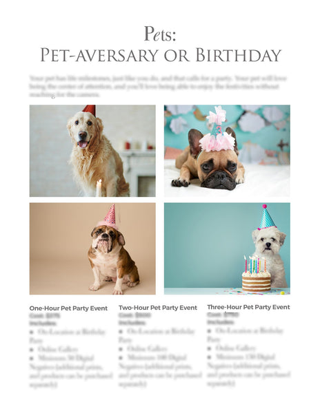 66 Prewritten Photographer Pricing Template Pages