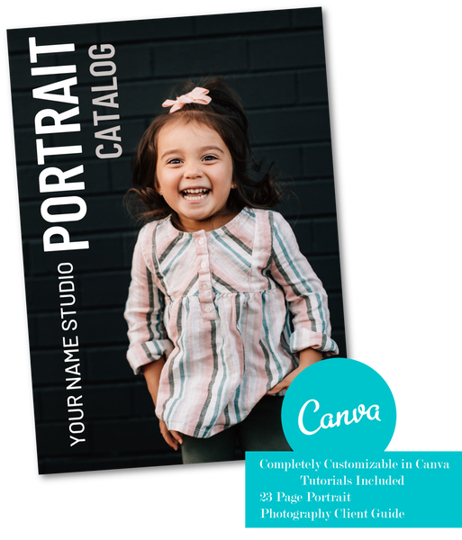Portrait Photographer Client Welcome Guide Studio Magazine for CANVA, Senior Photography, Wedding, Newborn, Pet, Maternity Client Guide for CANVA, Magazine Template,  All In One