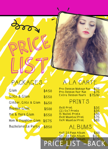 Senior Glam Marketing Set