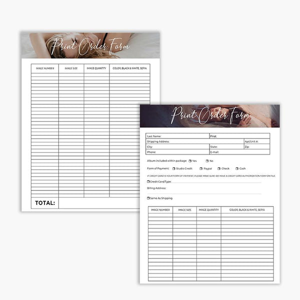 Boudoir Photography Marketing Template Bundle for CANVA | Gold