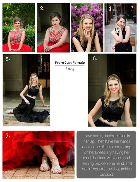 Senior Posing Formula Cards by Kelly Broyles Photography