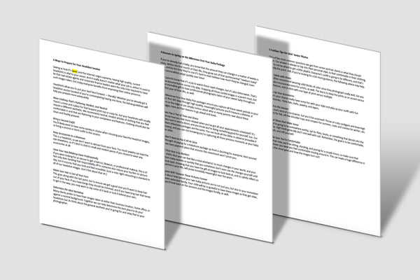 Volume 2! Newsletter & Blog Content Articles for Photographers