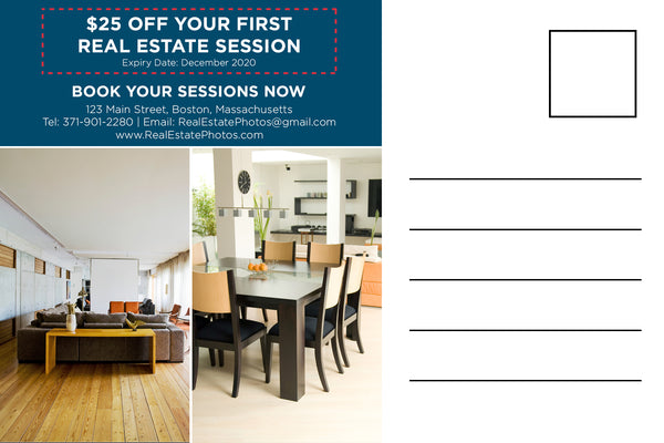 Real Estate Photography Marketing Card Bundle | PSD Templates