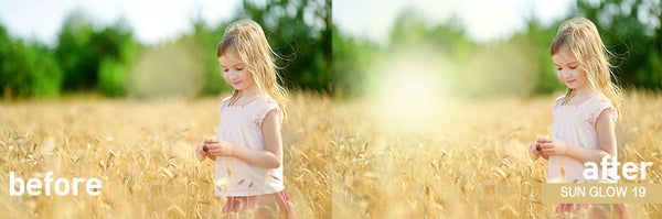 Drag and Drop Sun Glows