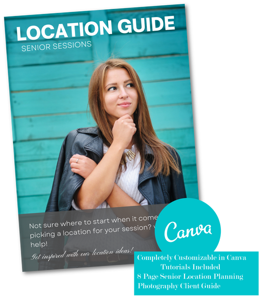 Location Planning Guide for Photography Clients for CANVA: HUGE BUNDLE