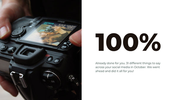 October Social Media Content for Photographers *Copy-Paste-Post*  Already done for you!