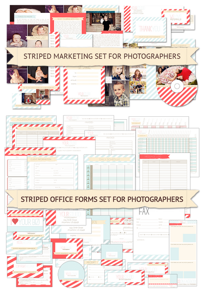 Striped Marketing & Office Forms Bundle