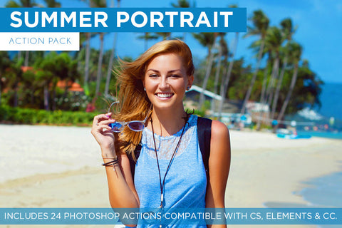 Summer Portrait Action Pack (Photoshop)